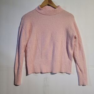 LOFT Blush Pink Cowl Neck Sweater Strechable